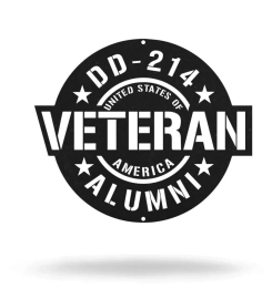 Veteran Alumni Cut Metal, Metal Art Wall Decor, Cut Wall Hanging